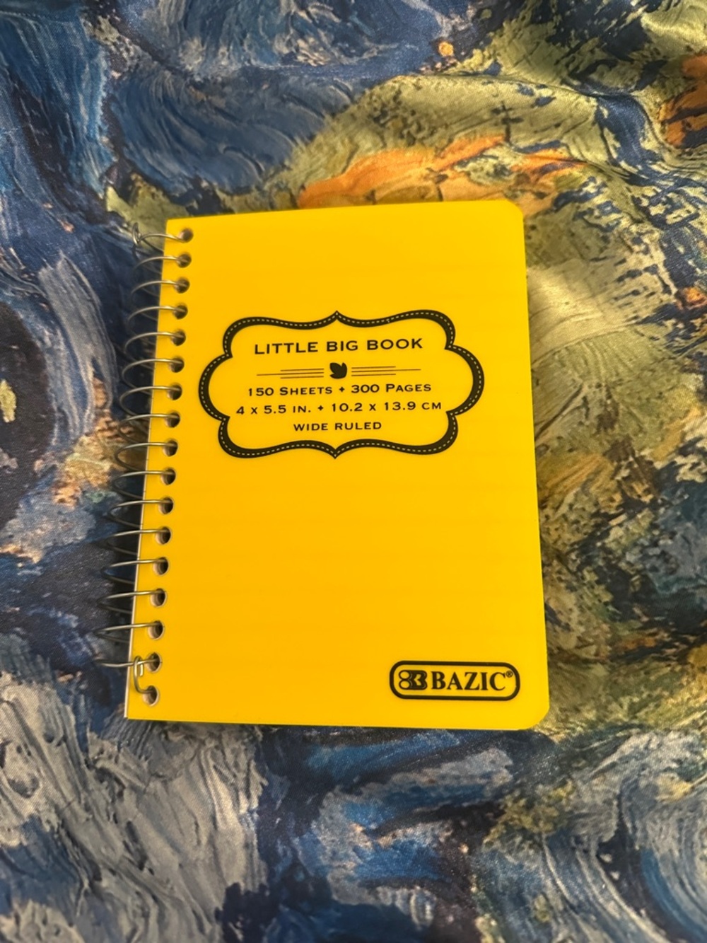 Yellow Little Big Book Spiral Notebook - Wide Ruled